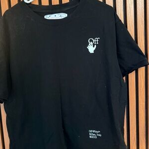 Off-White Black Graphic Men's Tee